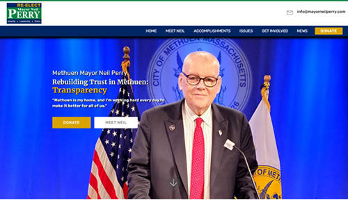 Bontra Web Design - Methuen Mayor Neil Perry