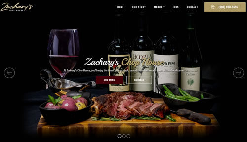 Bontra Web Design - Zachary's Chop House